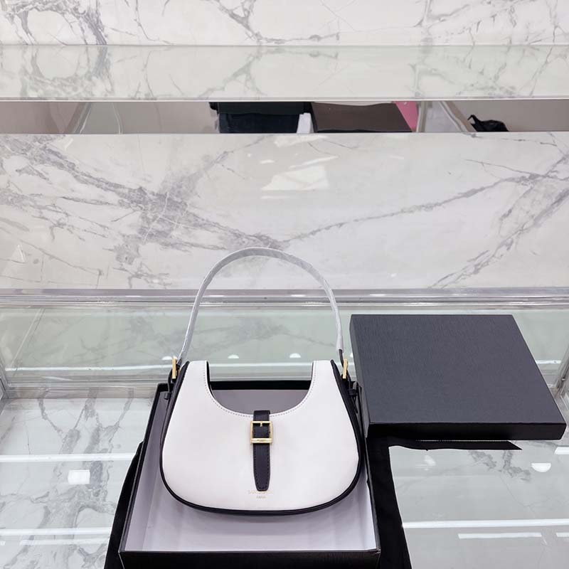 

Designer bag Luxury Handbags shoulder bags women Chest pack lady chains leather handbag crossbody Crescent shaped crotch bag with various colors and fashionable, Black