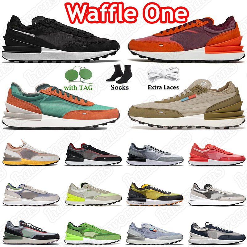 

Fashion Women Mens Waffle One Running Shoes 1 Low Black Summit White Pro Green Rush Orange Dark Beetroot Phantom Hyper Royal Extra Smile Cool Grey Trainers Sneakers, C10 go the extra smile 40-45