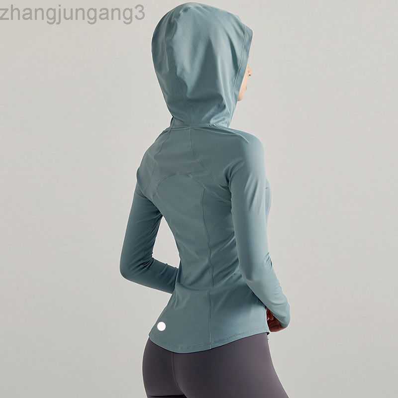 

Designer Outward Training Long Sleeve Autumn Sports T Shirt Women' Slim Fitness Shirt Fast Drying Sweat Wicking Hooded Warm Running Top Lululemens Womens, Nai ka