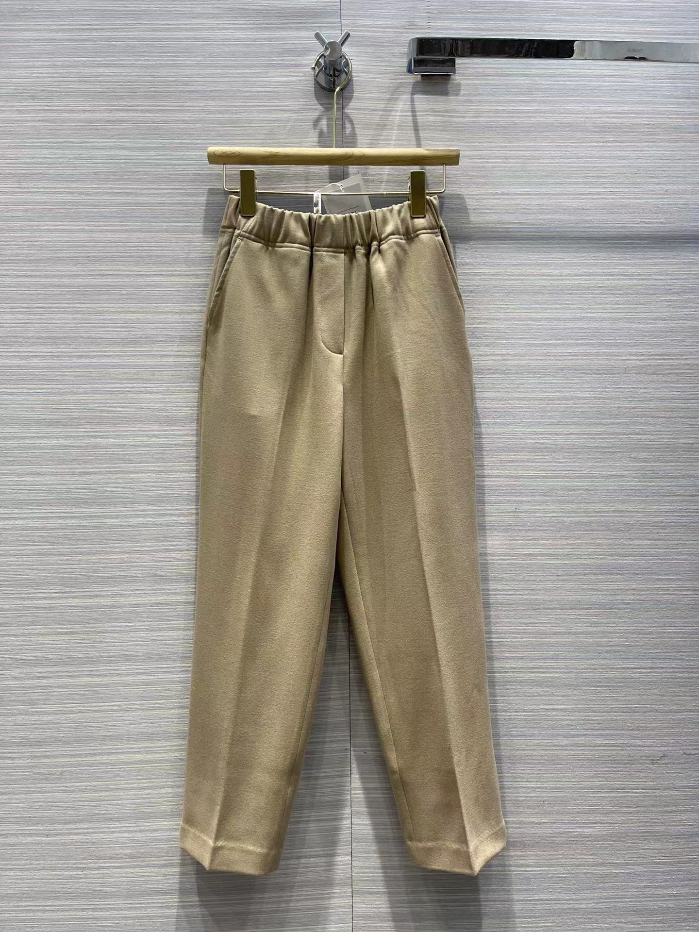 

Milan Runway Pants 2023 New Spring Fashion Designer Pants Brand Same Style Pants Women' 1220-9, Khaki