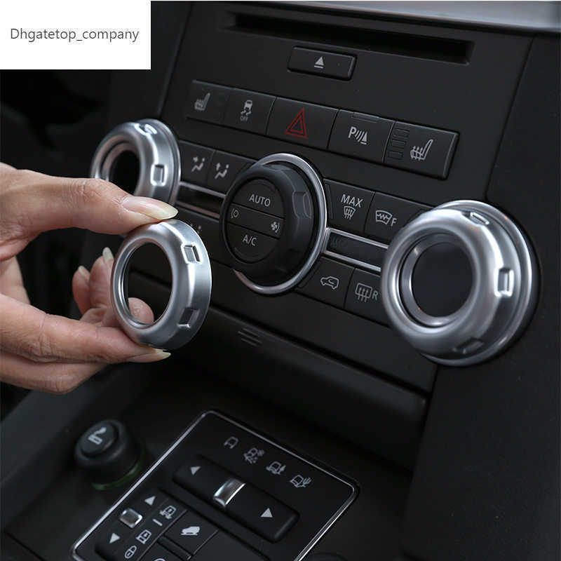 

5 Pcs For Land Rover Discovery 4 LR4 Range Rover Sport Chrome Volume and Air Conditioning Knobs Trim Car Accessory and Parts