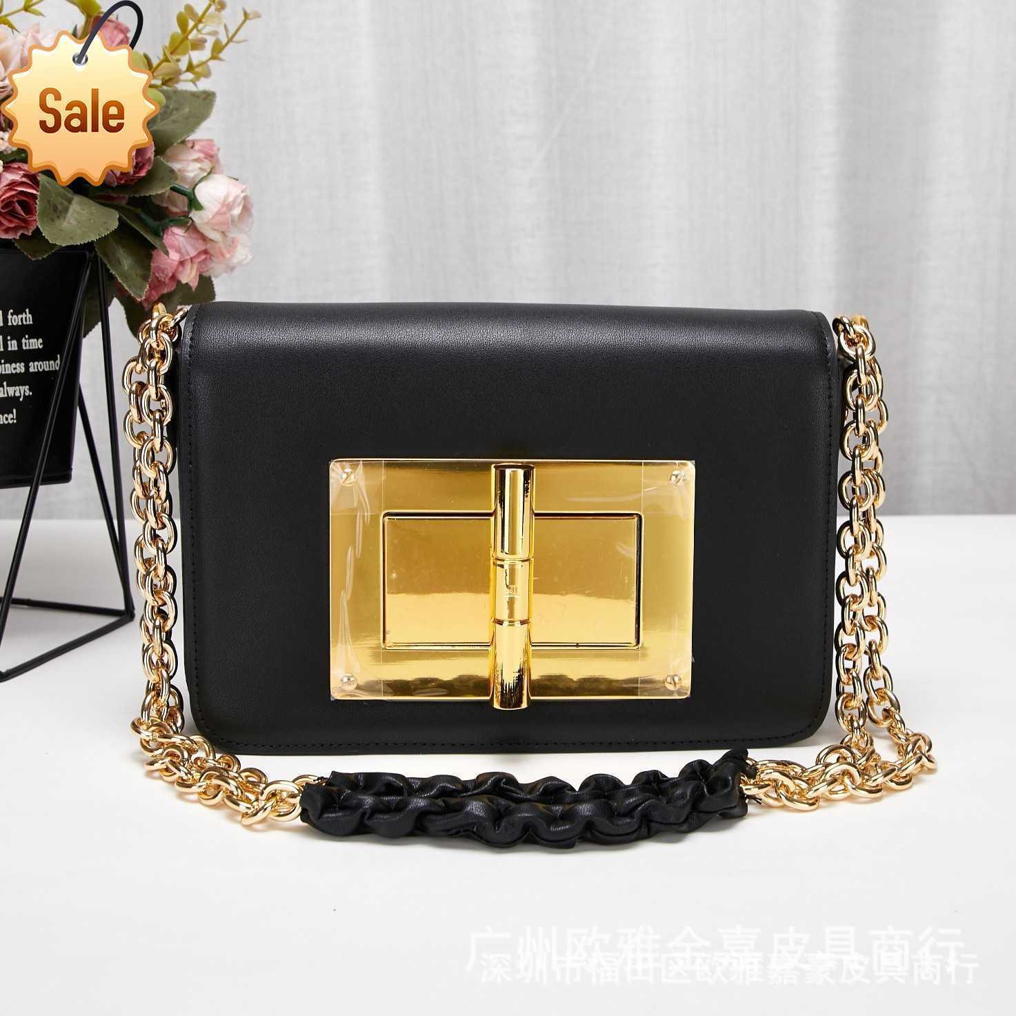 

Women's Brand Designer Shoulder Bags 23 New Top Textural Leather Tf Envelope Multifunctional Portable Fashion Crossbody Bag Gift Box, Light gray