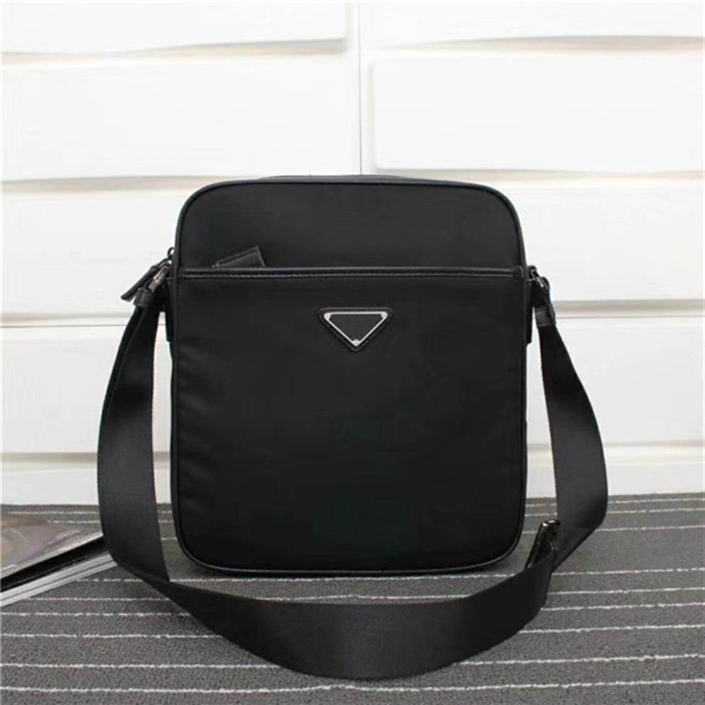 

Global classic luxury package Canvas leather cowhide men's shoulder bag quality handbag 002 size 28cm 24cm2968, Black