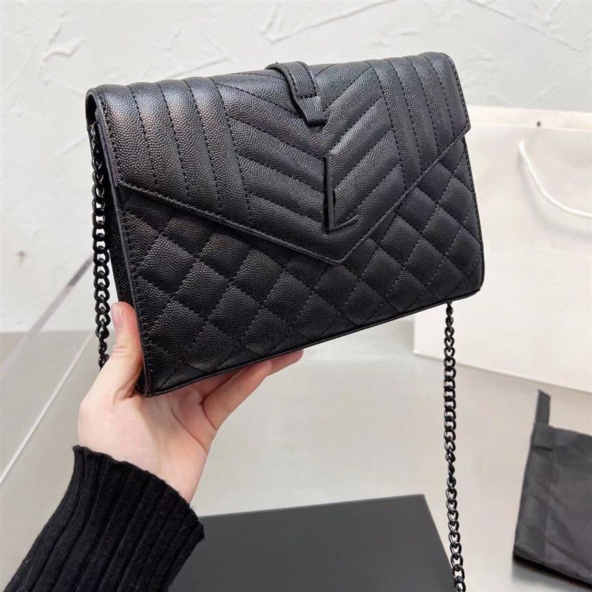 

Designer Bags Shoulder Chain Bags Clutches Flap Totes Bag WOC Wallets caviar Ladies Luxury Girl Handbags152h, Box