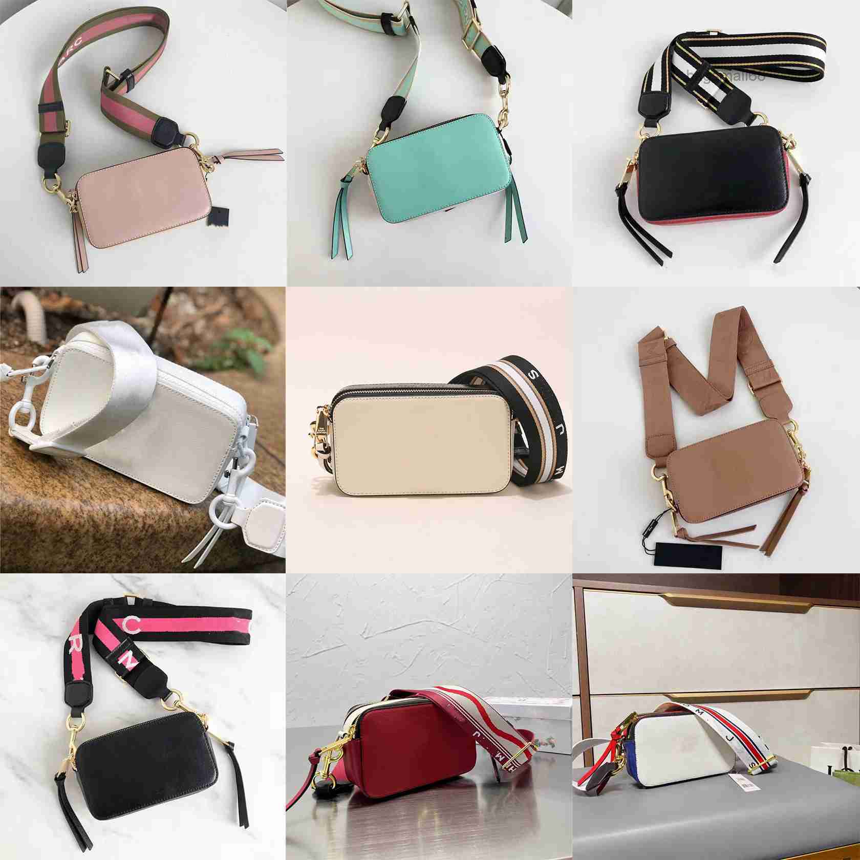 

designer snapshot multicolor shoulder bags camera women fashion tie dye luxury leather crossbody glitter strap purse grey bag With Box bagsmall68