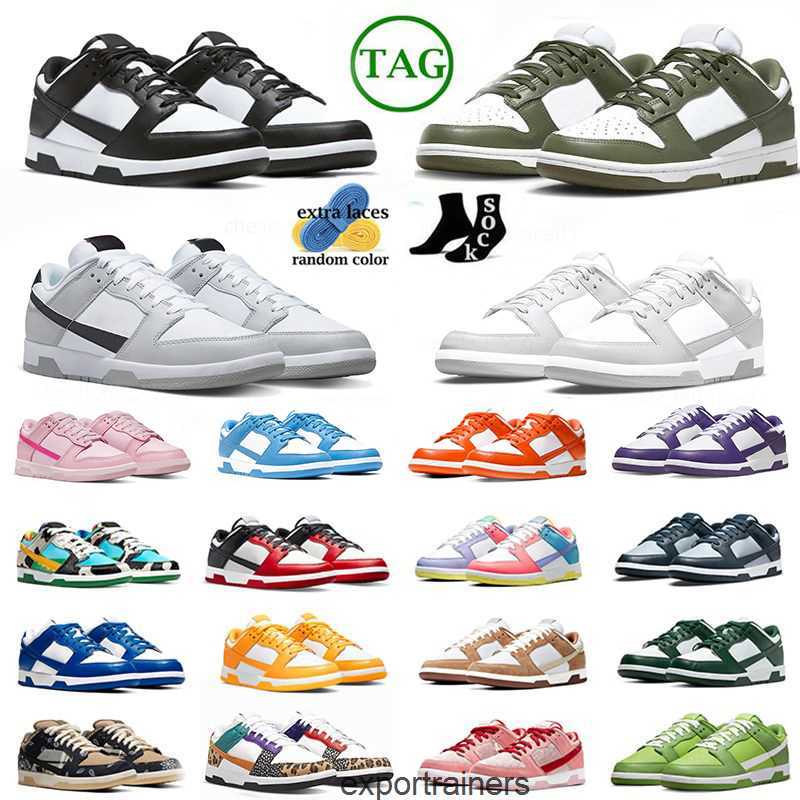 

Running shoes low Panda Medium Olive triple pink Grey Fog Syracuse Team Green University Blue sail TS walking jogging sneakers GAI trainers, 26