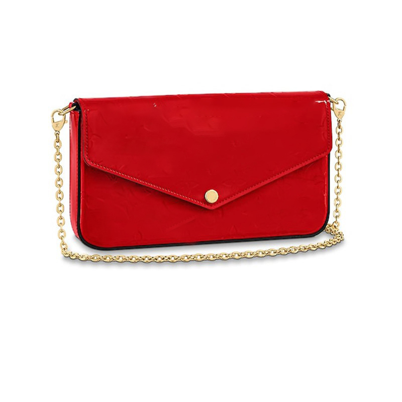 

Women Luxurys Designers Bags red crossbody Handbags Lady Messenger Fashion Shoulder Bag Luxury Crossbody Tote Wallet, 61276-6