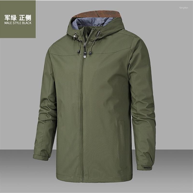

Men' Down Spring And Autumn Stormsuit Solid Jacket Coat Windproof Four Mountaineering Suit Single Layer Print, Deep blue