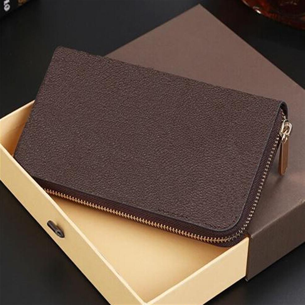

Card Holder Fashion clutch Genuine leather Long wallet with dust bag 60015 60017 Whole Real Bags Pictures210t, Black plaid