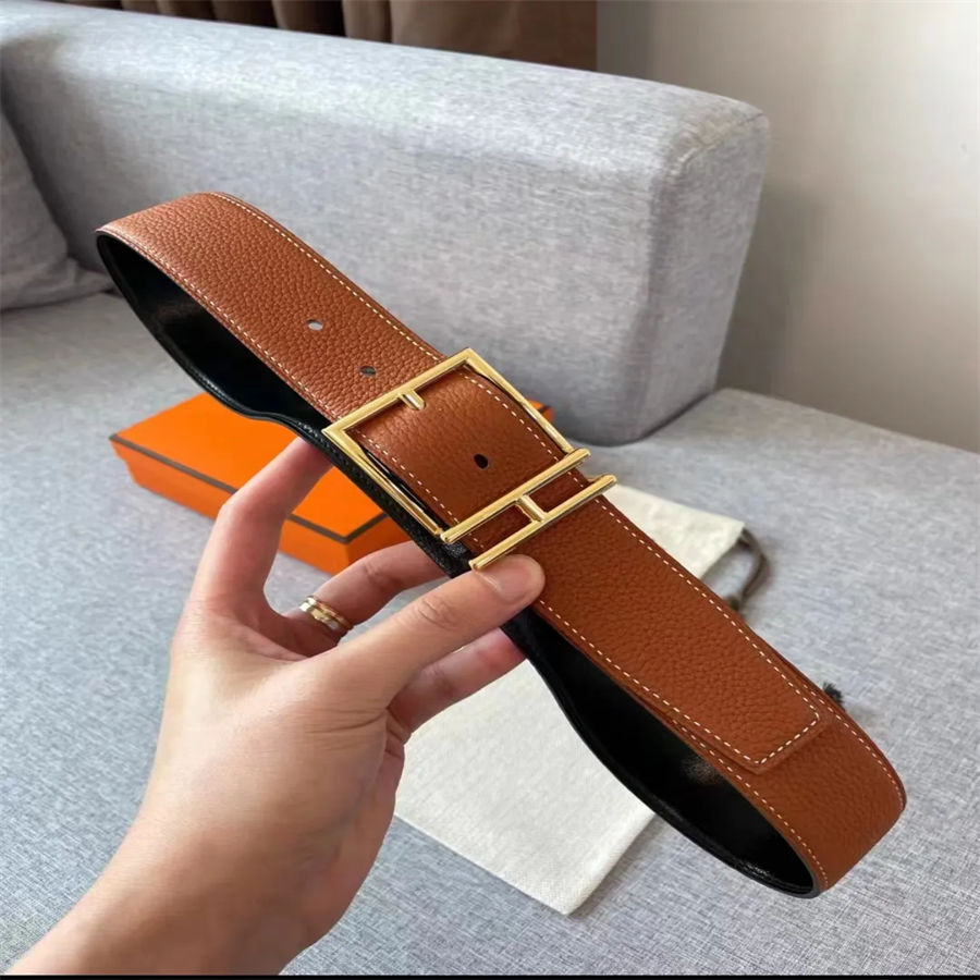 High-end Top H TOGO leather belts for mens and womens designer luxury letter buckle belt Fashionable men charm decoration38 mm