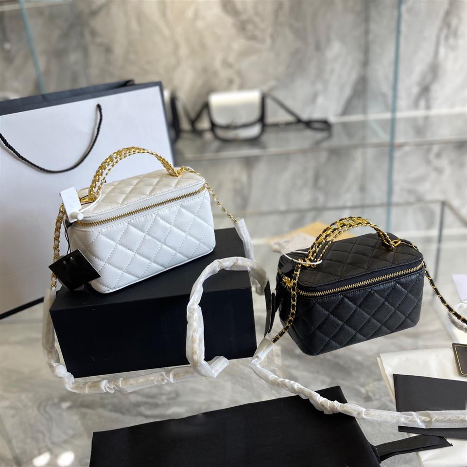 

Designers bags luxurys women shoulder bag crossbody handbags classic leisure chain handbag simple lady Wallet small square cosmeti264v, White