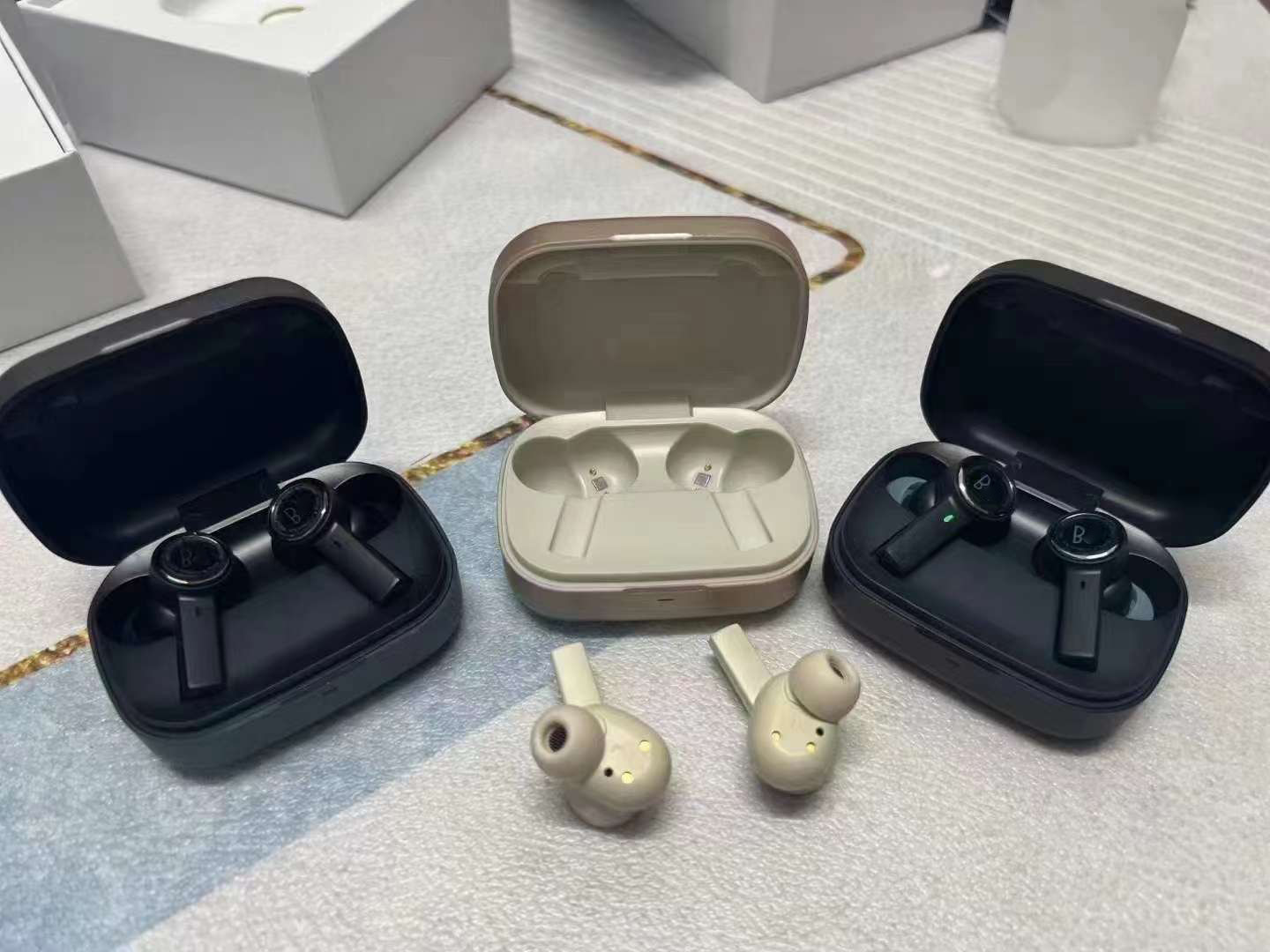 

TWS Earphones B0 Wireless Bluetooth Headphones For iPhone13 12 Android Xiaomi Huawei Earbuds In Ear Universal, Black&logo