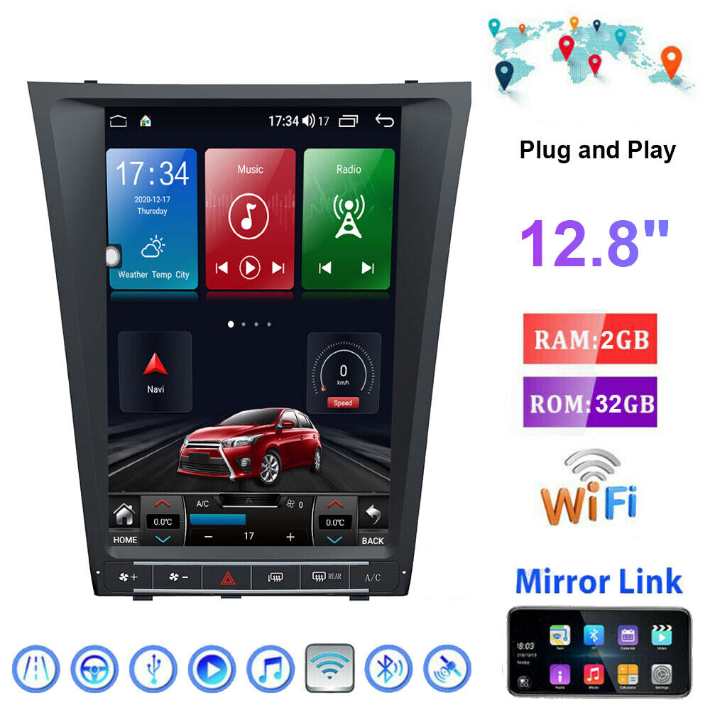 

Car Stereo Radio Player GPS Android For Lexus GS GS300 GS350 GS400 GS430 GS460