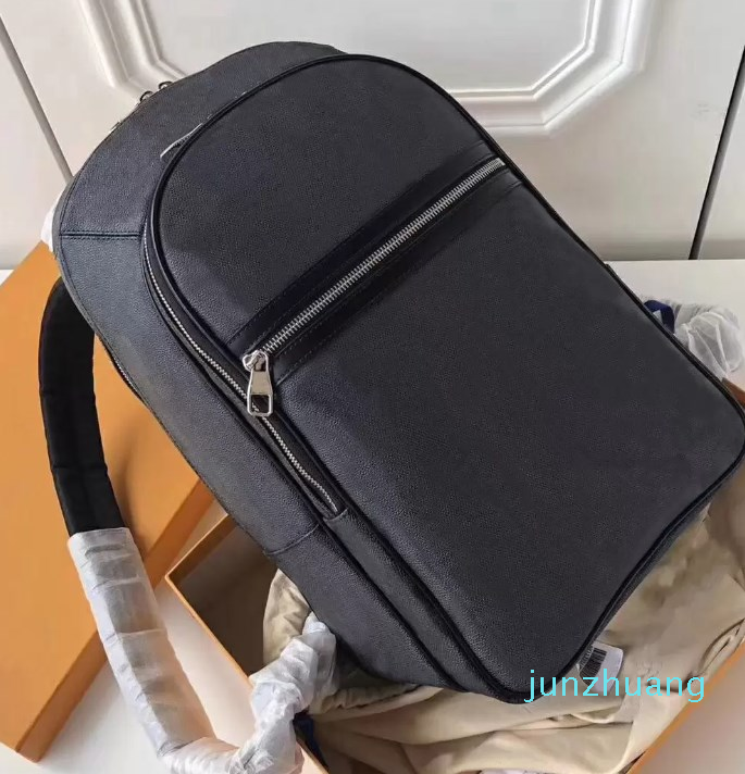 

Designers Outdoor Sports Backpack Shoulder School Bag Men Genuine Leather Backpacks Travel Messenger Bag Women Classic Backpack Tote Purse, N58024 black grid