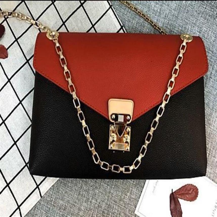 

famous purse women pallas chain shoulder bag crossbody bag handbag ship224q, Red