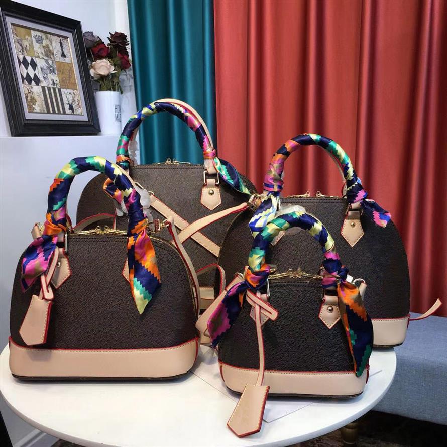 

High quality lady shell bags leather fashion classic ladys handbag retro design letter shoulder bag WF212261261S