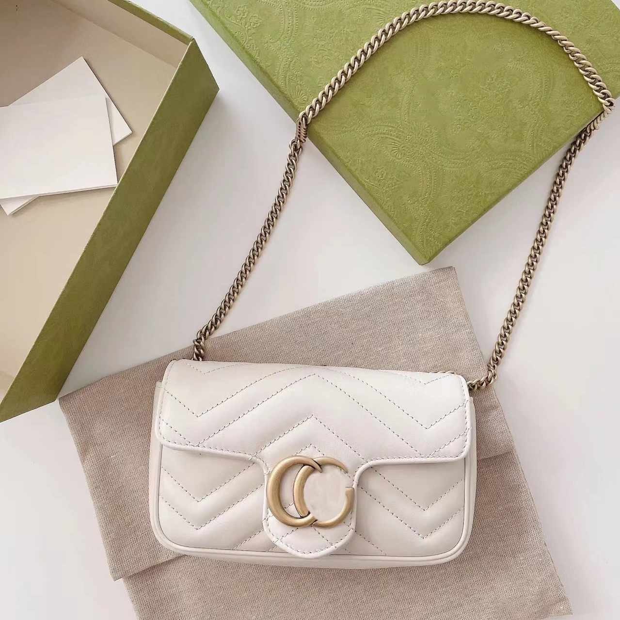 

5A designers bags Women Shoulder bag marmont handbag Messenger Totes Fashion Metallic Handbags Classic Crossbody Clutch884