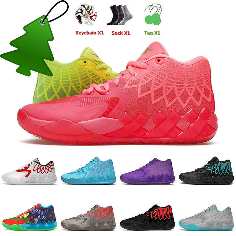 

TOP Boots Authentic TOP Men LaMelo Ball MB.01 Basketball Shoes Rick And Morty Rock Ridege Red Black Blast Queen City Mens Trainers, C6 lo ufo