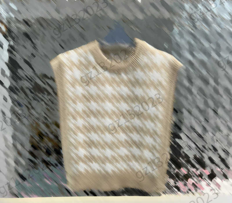 

Womens Sweaters Classic Logo Printed Retro Style Round Neck Sleeveless Vest Knitted Sweater Standard Short Slim Warm Knitwear Women Clothes 3 Colors 1970, 13