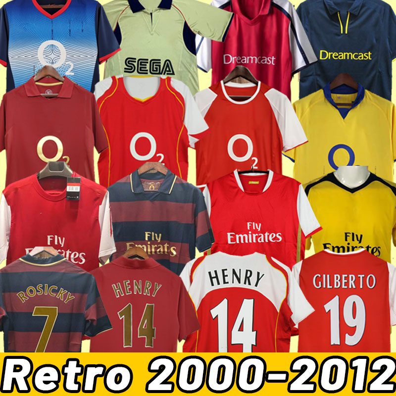

Gunners HENRY Retro Soccer Jerseys HIGHBURY PIRES REYES BERGKAMP ADAMS Persie V. PERSIE Vintage Classic 00 02 01 03 04 05 06 07 08 11 12