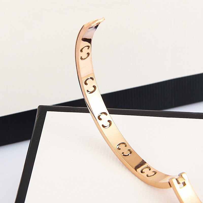 

personality luxury Love bracelet nail Cuff bangle Fashion Woman Charm Bracelet High-Quality 316L Stainless Steel Jewelry