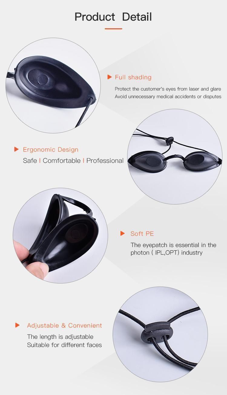 2020 New IPL Hair Removal Eyepatches OPT E-Light Safety Eye Mask For Medical Beauty Eyeshade Eye Patch Laser Protective Eyewear