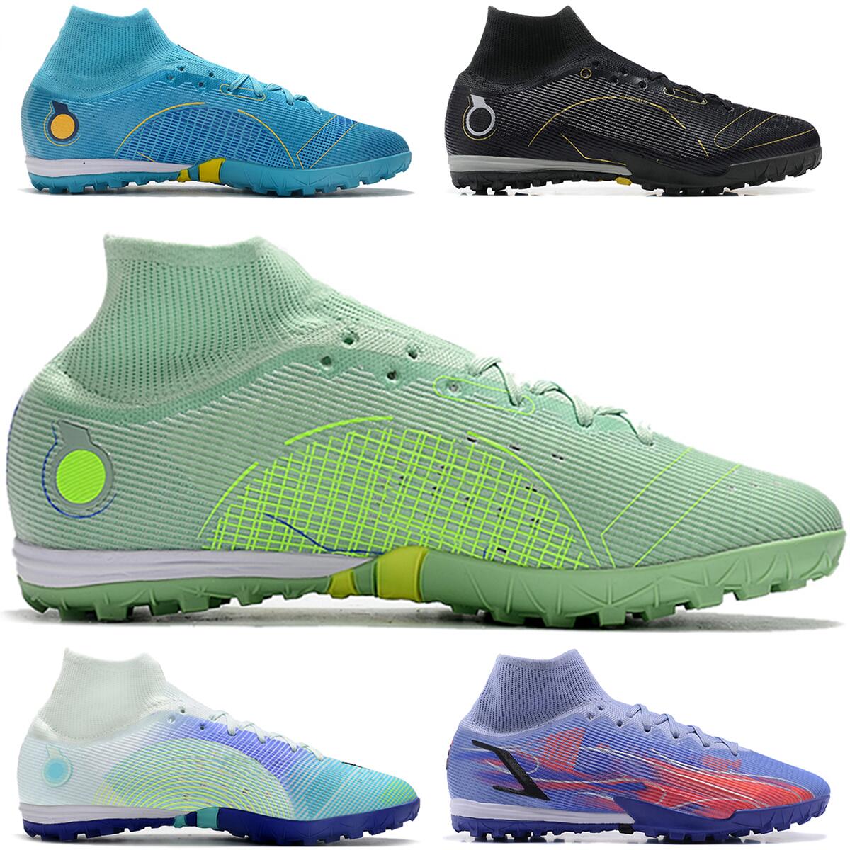 

Soccer Shoes Men Boy XIV FG Football Shoes purple blue grey sneakers grassland sports outdoors trainers size eur 39-45