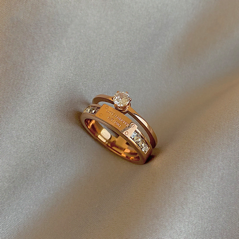 

Fashion Clear CZ Rings For Women Luxury Jewelry Wedding Accessories Gift