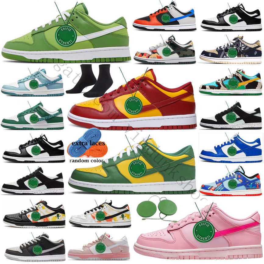 

mens women dunks low running shoes skate chunky Panda black white sneakers neutral grey georgetowntriple pink chicago dunked shoe laser orange trainers size 13 47, Color # 33