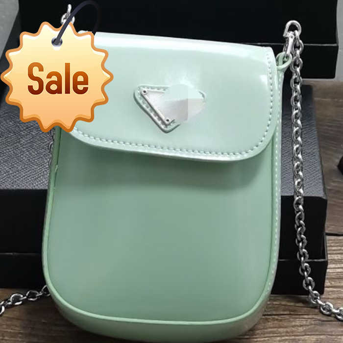 

Luxury Designer Shoulder Bags 2023 New Women's Fashion Fresh Mini Phone Bag Casual Texture Retro Chain Portable Crossbody Bag Gift Box Packaging Factory Direct Sales, Haze blue (original haze)
