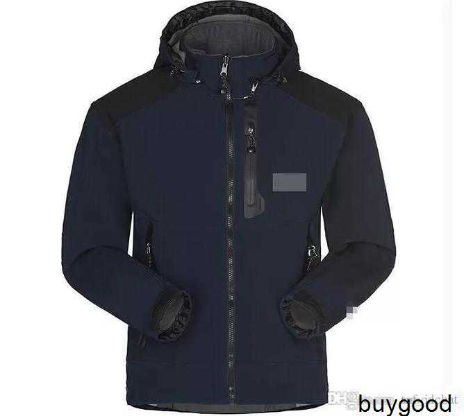 

Hot sell 2021 Face North Mens Designer Winter Coat Casual Solid Color Jacket Athletic Hooded Windbreaker Warm Asian Size Shipping, Black