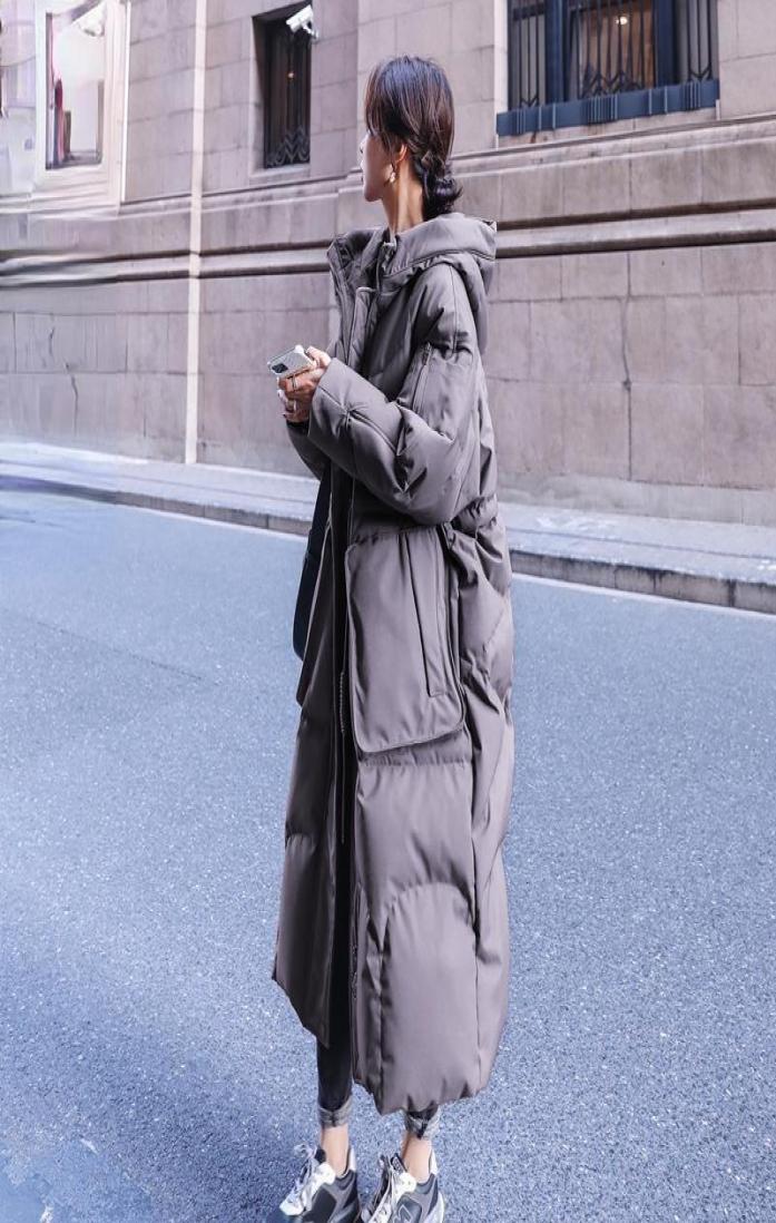 

Women039s Down Parkas 2021 Winter Long Thicken Warm Female Hooded Cottonpadded Jackets Ladies Loose Solid Color Outwear Y6951197928, Gray