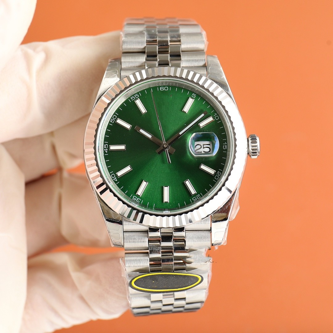 

Mens Watch Luxury sapphire crystal Super Luminous Stainless Steel Business Wristwatches Automatic Movement Calendar Datejust Mechanical Sports Watches twd, A5