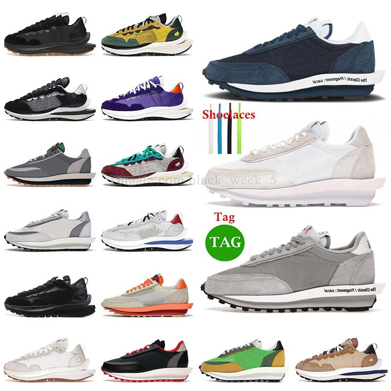 

sacaii sacais waffles ld ldv running shoes high quality vpour waffle black and white gum nylon pine green towel undercolver sakai fragment cool grey sneakers trainer, P05 36-45 game royal