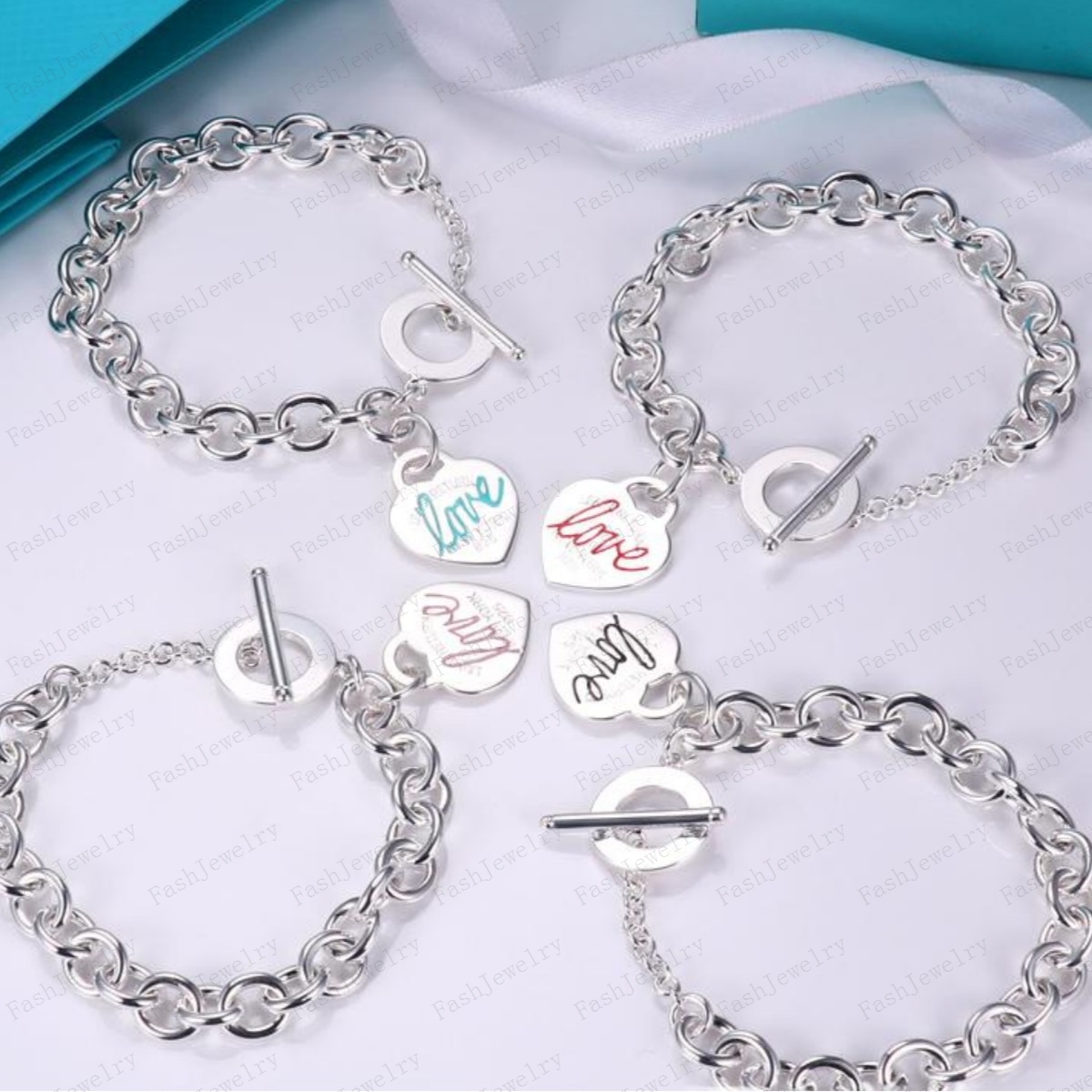 

Designer peach heart necklace bracelet OT buckle ladies stainless steel couple pendant neck luxury jewelry Valentine's Day gift with box