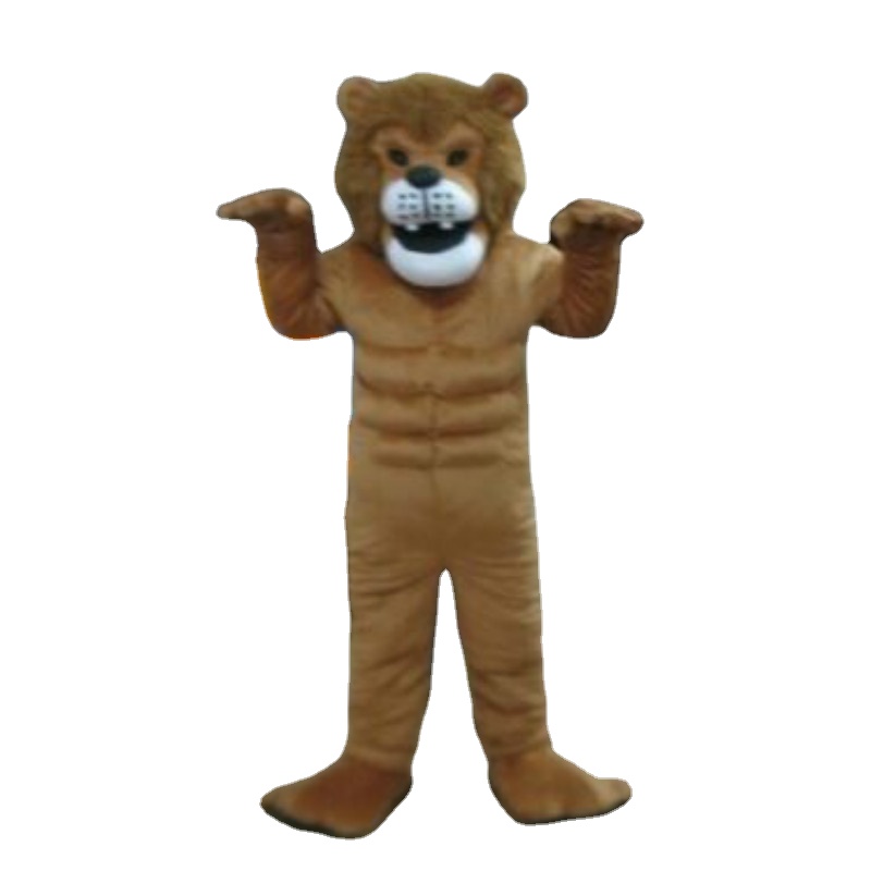 

Brown Bear Mascot Costume Furry Suit Party Clothing Carnival Adult Christmas Halloween Birthday Advertising Opening