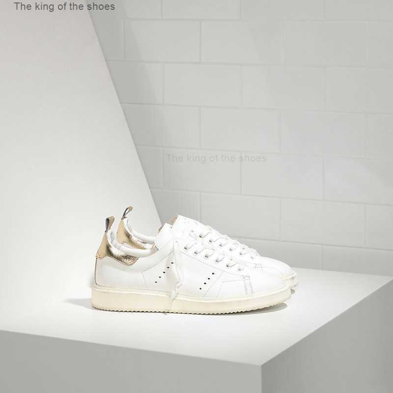 

Casual Shoes Top Sneakers Dirty Shoes Designer Luxury White Gold Italian Retro Small Starter In Pelle Di Vitello, Silver