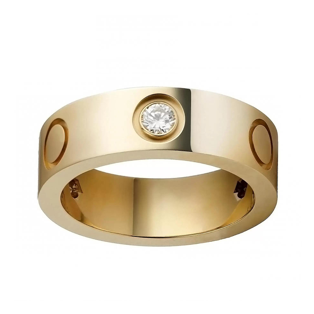 

Love Rings Titanium Steel Men and Women Designer Ring Couple Screws Rings Jewelry Gifts Width 4mm 5mm 6mm