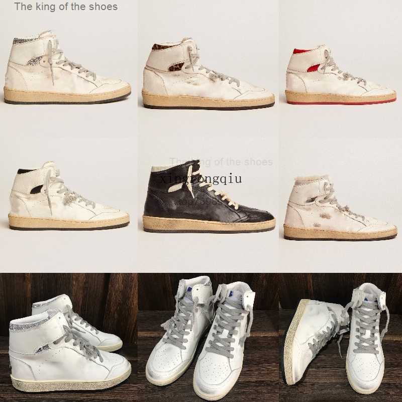 

Goose Golden Sneaker Italy brand Designer Old Sky Star Shoes Women Casual Shoes luxury Trainers Sequin Classic White Do-old Dirty Men shoe, Black