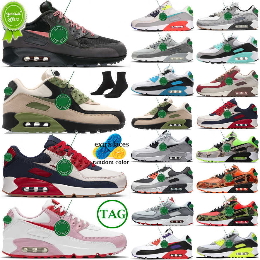 

OG 90 surplus airmaxs running shoes Triple black white Rose Pink Hyper Turquoise Orange Camo Viotech Be True Laser Blue City Pack 90s airs, Color # 14