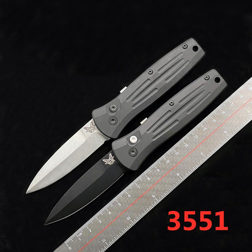 

Benchmade BM 3551 Automatic Auto EDC Tactical Survival Pocket Knife 154CM blade T6061 Aluminum Handle 535 940 781 knife293L