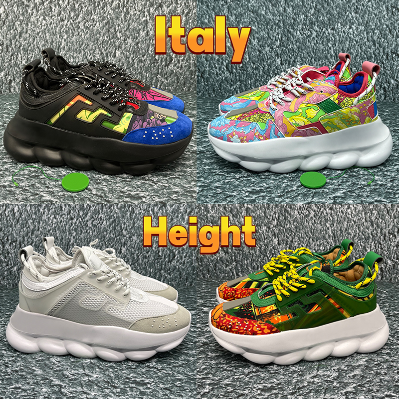 

2023 New men women casual shoes Italy triple black white 2.0 gold fluo multi color suede floral purple reflective height reaction designer sneakers trainers, 33 white pink