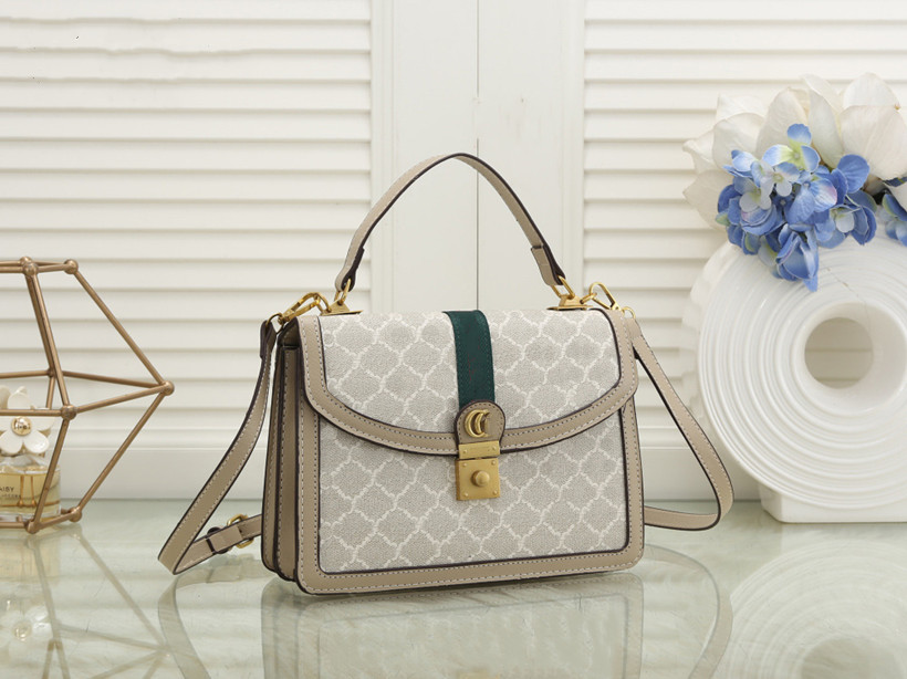 

Designer handbags Ophidia Crossbody Bag leather strap Chain Messenger Shoulder bag purse wallet women, Khaki