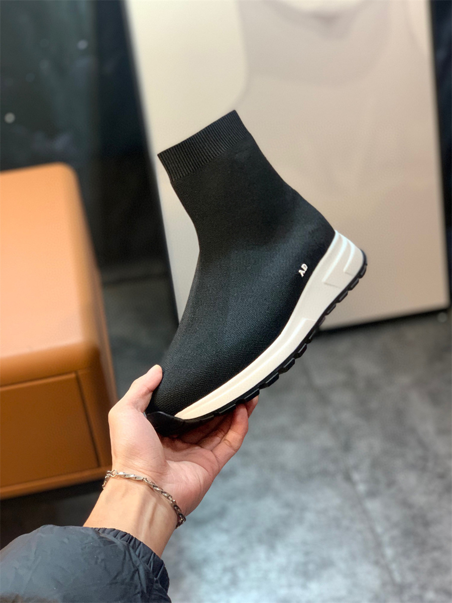 

Designer Mens Casual Shoes Luxury P Sock Boots Wear Resistant And Antiskid Spring Sport Shoe Fashion Brand Mens Leisure Shoes, P1