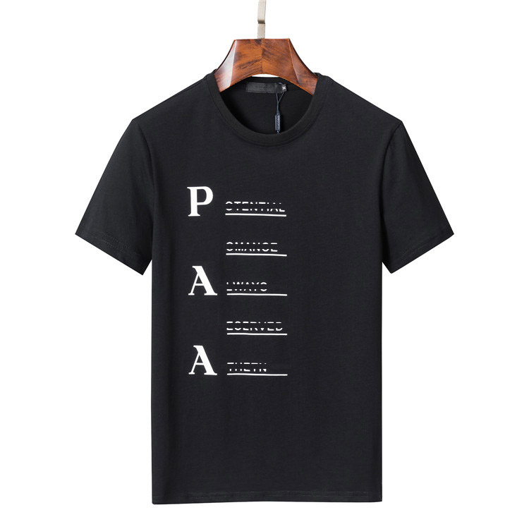 

Luxury Mens Designer T Shirt Black Red Letter printed shirts Short Sleeve Fashion Brand Designer Top Tees Asian M-3XL#03