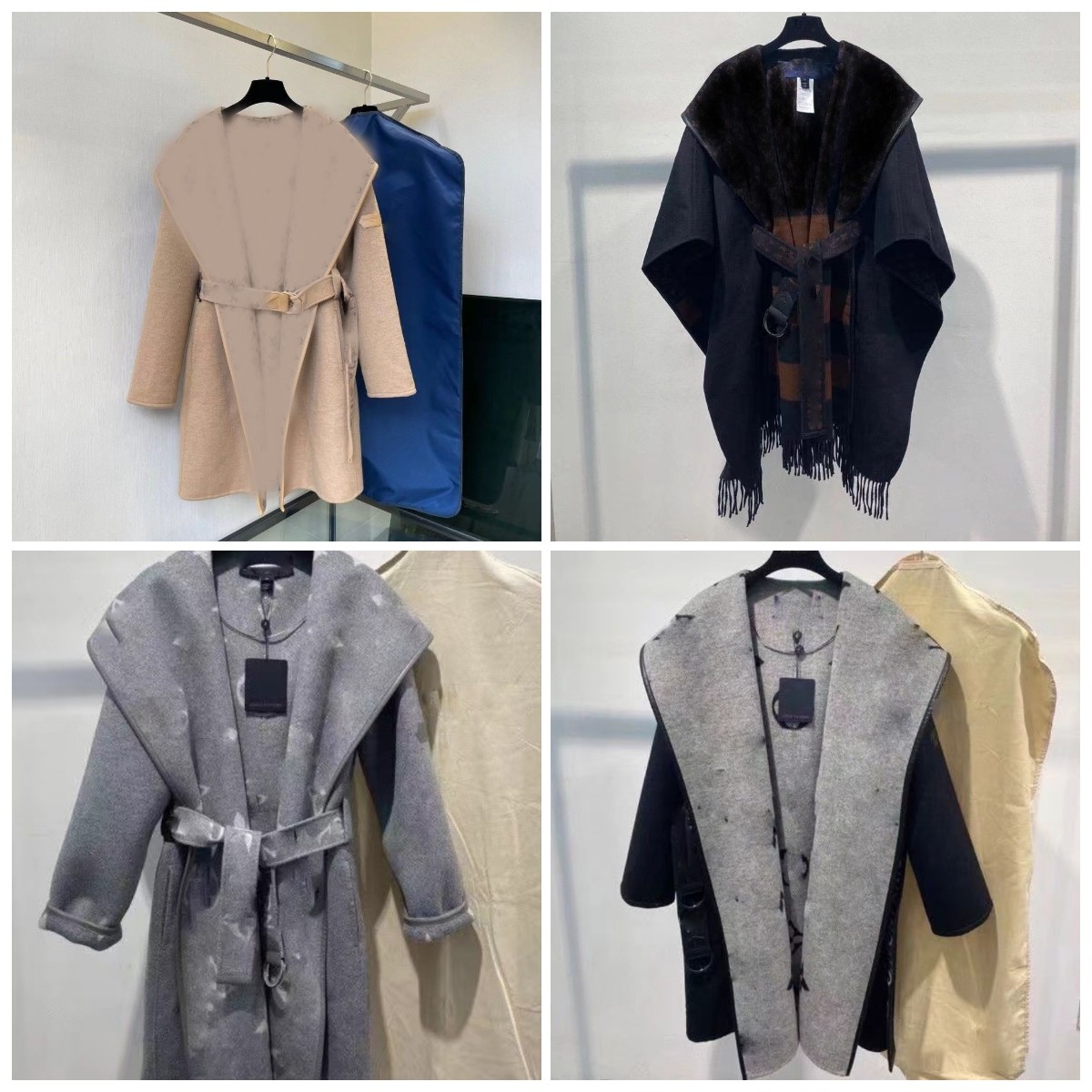 

Women's Coat lightweight stand-up collar casual men's clothing OB104 simple and versatile couple Designer Women's Trench Coats, Green