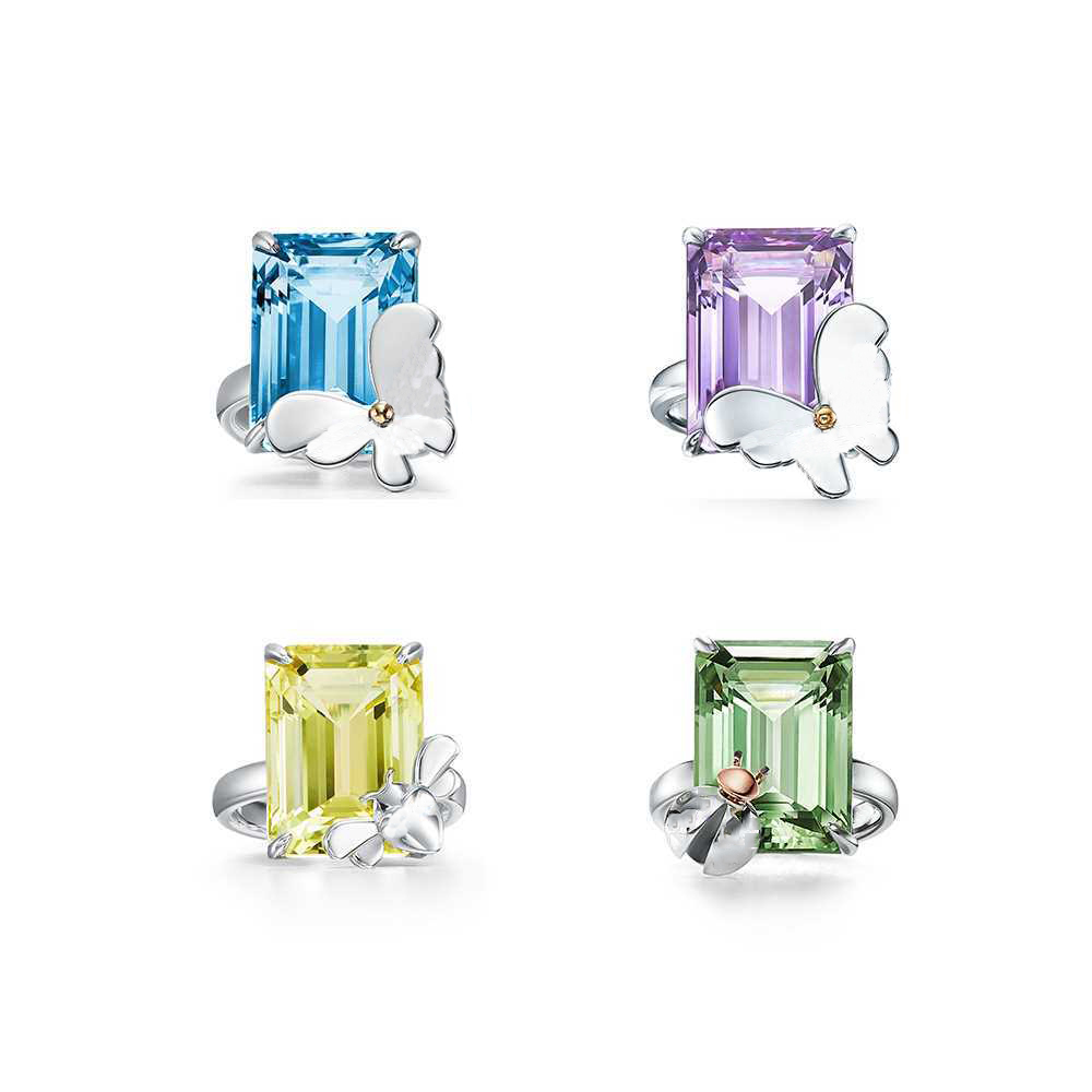 

Luxurys Desingers Solitaire Ring Simples Design Sense Sterling Silver Ring Ladies Classic Colored Diamond Simple rings Birthday Gift good