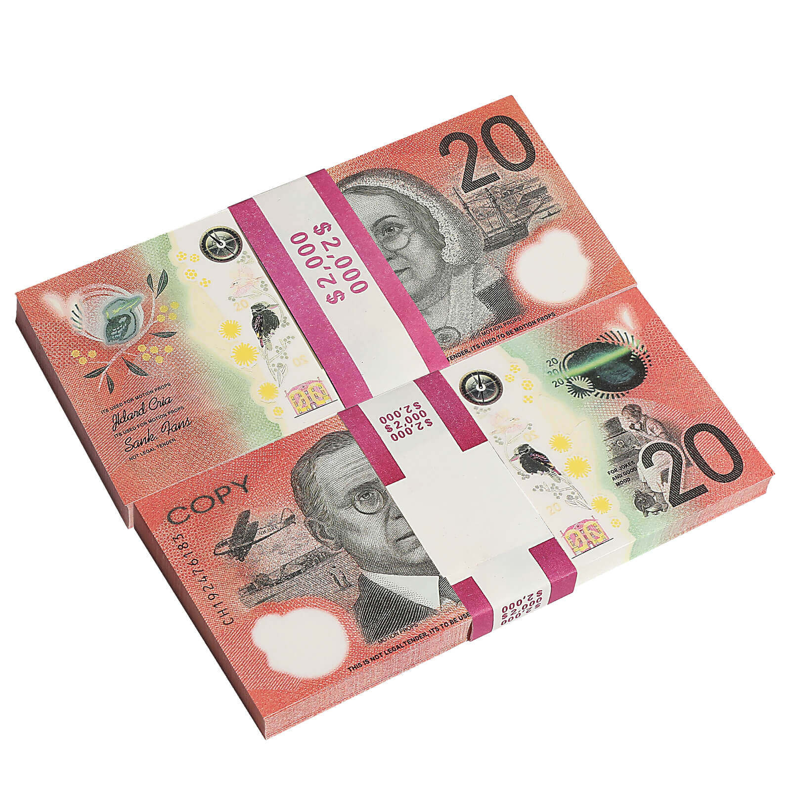 

Prop Movie Money Prop Australian Dollar 20 50 100 AUD Banknotes Paper Copy Game Props