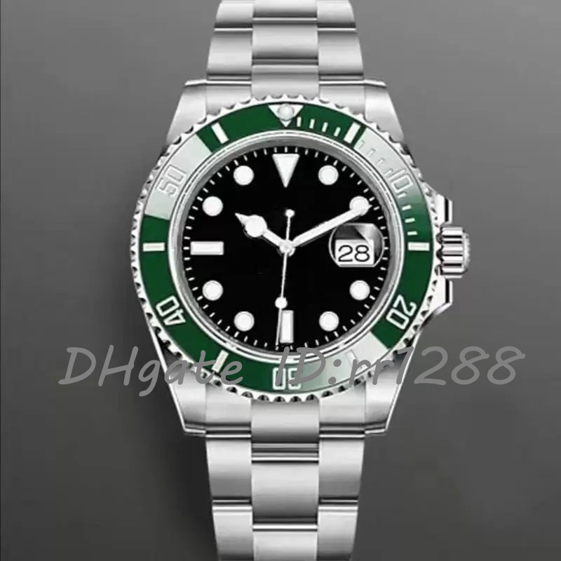 

Mens Watches Wristwatches Sapphire Black Ceramic Bezel Stainless Steel 40mm Automatic Mechanical Movement Mens Men Diving Watch Watches