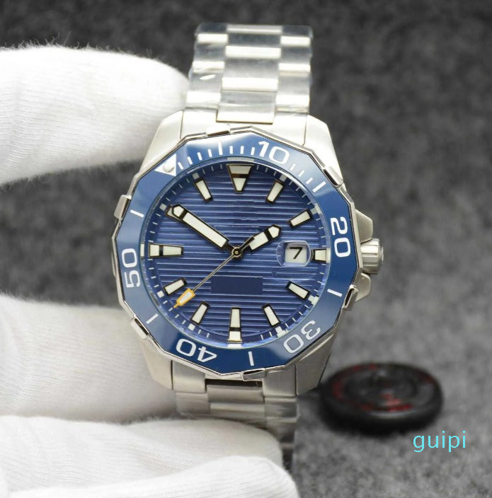 

2022 new fashion Watch Automatic Mechanical Movement Silver Dial Ceramic Bezel Stailness Steel Belt Mens Watches Sports Gent Watch